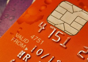 Chip Embedded in Credit Card
