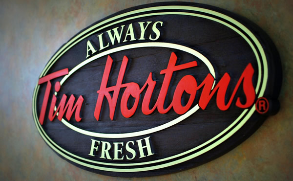 Tim Hortons Sign