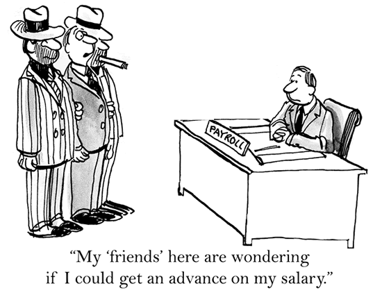 Salary Advance Comic