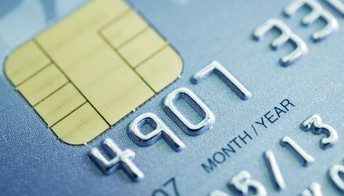 Macro Image of Credit Card