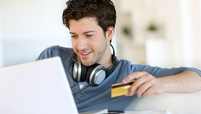 Man Using Credit Card