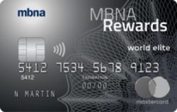 MBNA World Elite Rewards