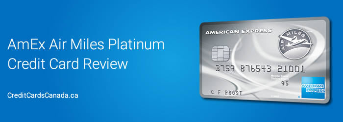 American Express Air Miles Platinum Credit Card Review