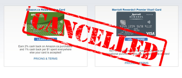 Chase Canada Axing Popular No Foreign Exchange Fee Credit Cards Creditcardscanada Ca