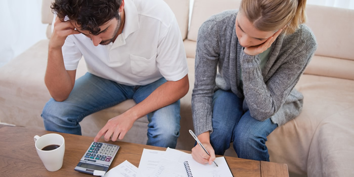 Couple Doing Taxes